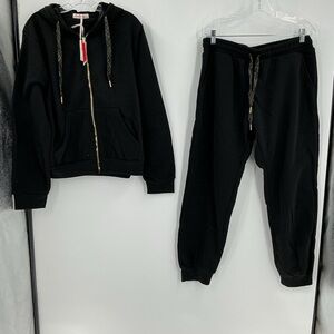 Red marine sweatsuit. Jacket and pants size 2X
